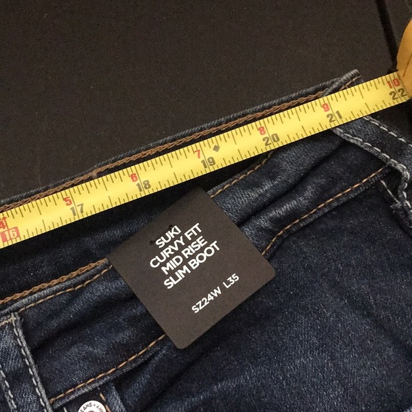 🐠Silver Brand SUKI Curvy Plus Size mid rise slim bootcut jeans | NWT! - Picture 10 of 10